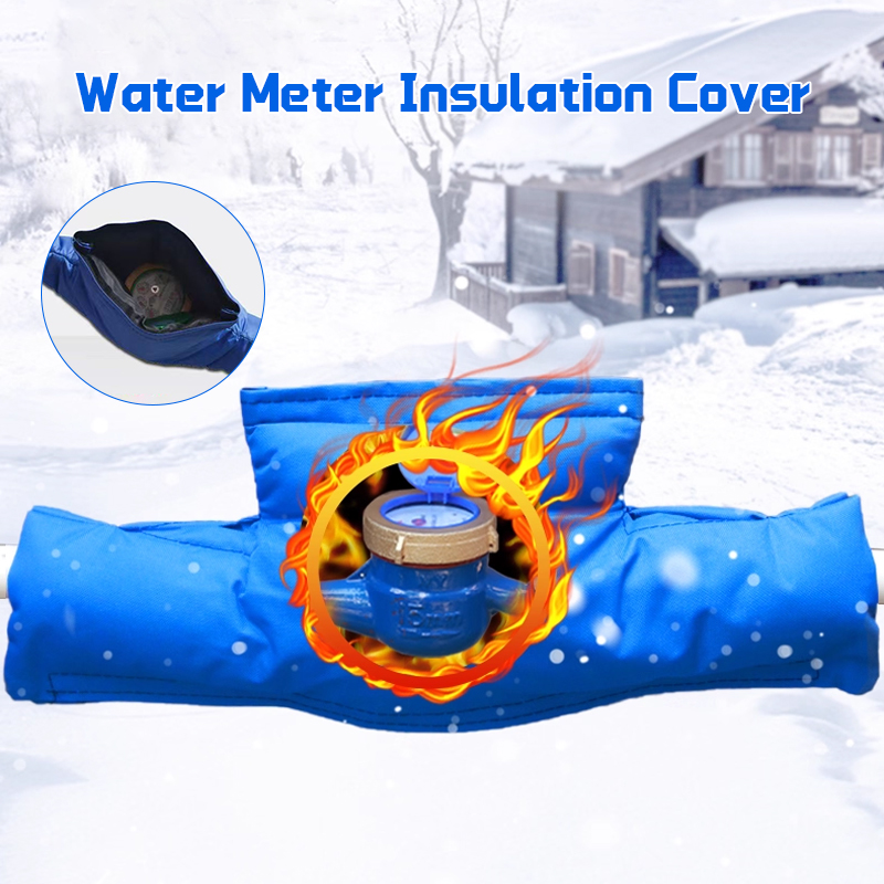 Pipe Freeze Spray - ฝาครอบฉนวนกันความร้อนสำหรับมิเตอร์น้ำแบบสองด้าน 1/3 ชิ้น ป้องกันสภาพอากาศ ฝาครอบวาล์วสปริงเกลอร์ 3