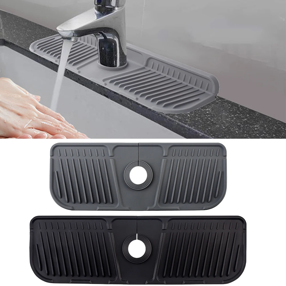 Silicone Tap Washer - แผ่นรองกันน้ำซิลิโคนสำหรับก๊อกน้ำในครัว แผ่นรองกันน้ำกระเด็นในอ่างล้างจาน แผ่นรองกันน้ำสำหรับเคาน์เตอร์ห้องน้ำ