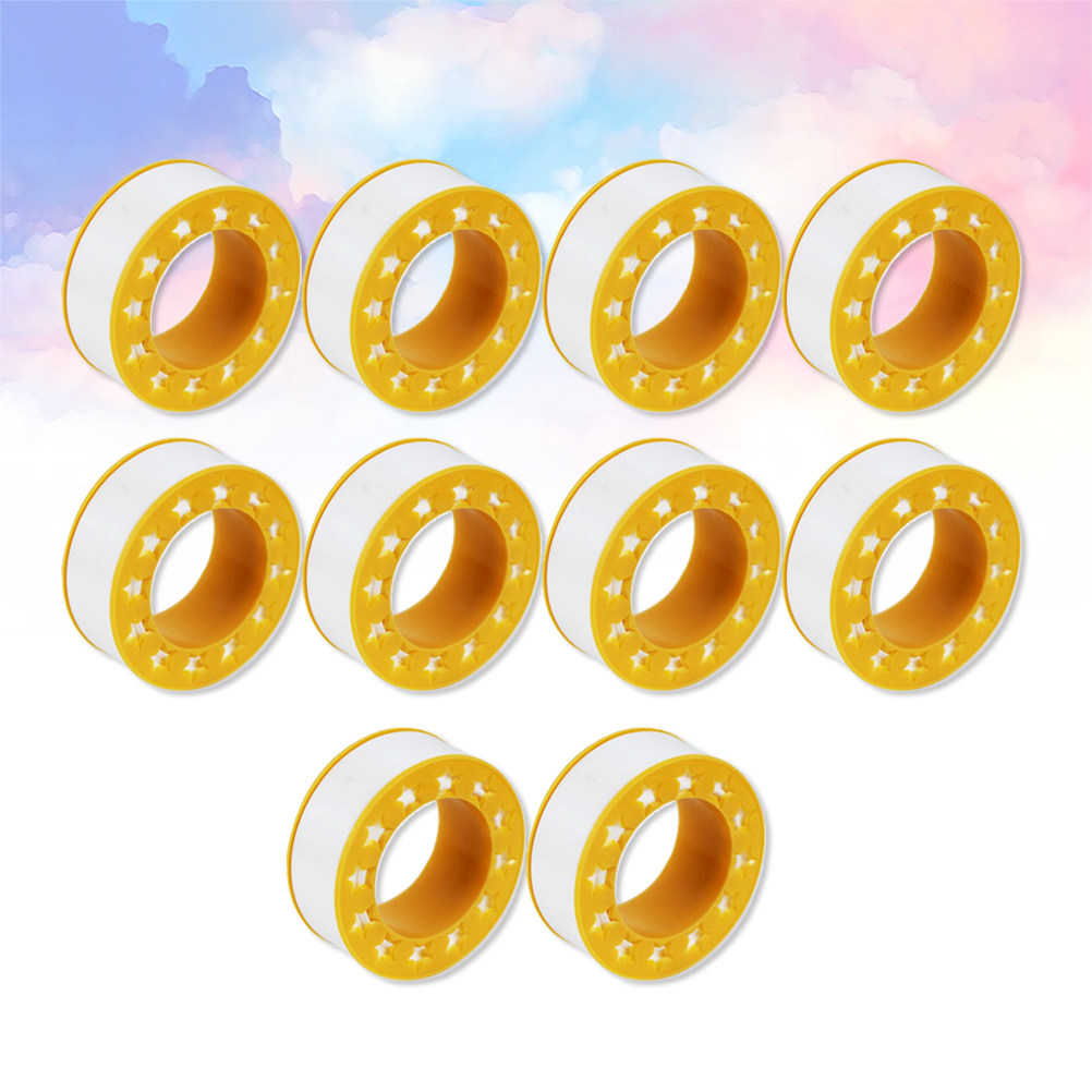 Ptfe Tape Thread - เทปปิดผนึกเกลียว PTFE คุณภาพสูง 10 ม้วน เทปกันน้ำสำหรับอุตสาหกรรม