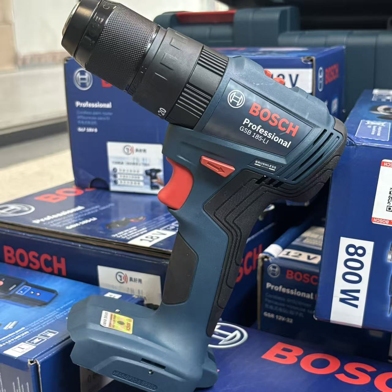BOSCH GSB 185-LI สว่านกระแทกไร - Bosch Drill Gsb 18V บทวิจารณ์และราคา